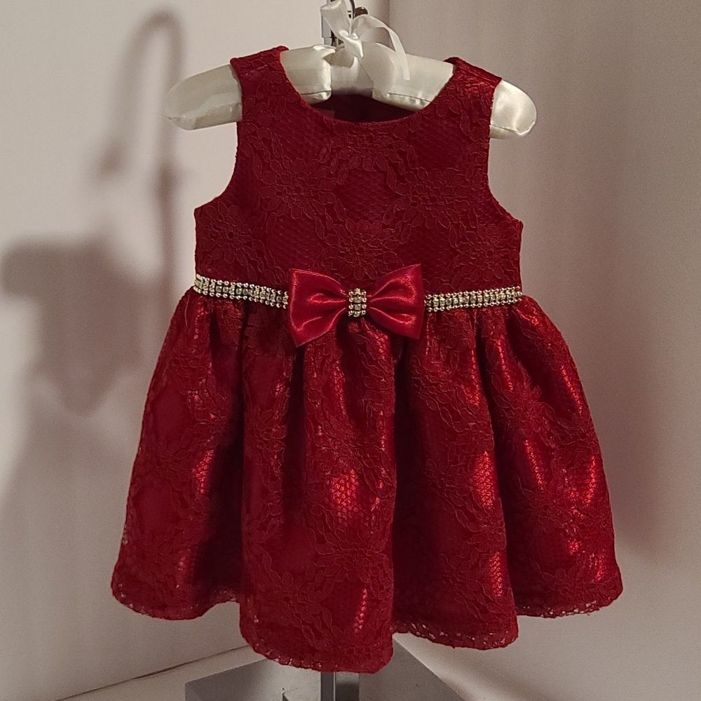 American Princess Red Dress 18mo. NWOT